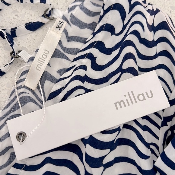 LF deep v long sleeve striped crop top size XS NWT - Picture 15 of 16